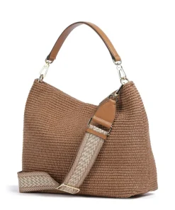 Abro Raffia Kaia Hobo bag bast brown Best