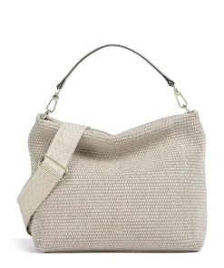 Abro Raffia Kaia Hobo bag bast beige New