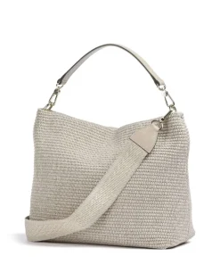 Abro Raffia Kaia Hobo bag bast beige New