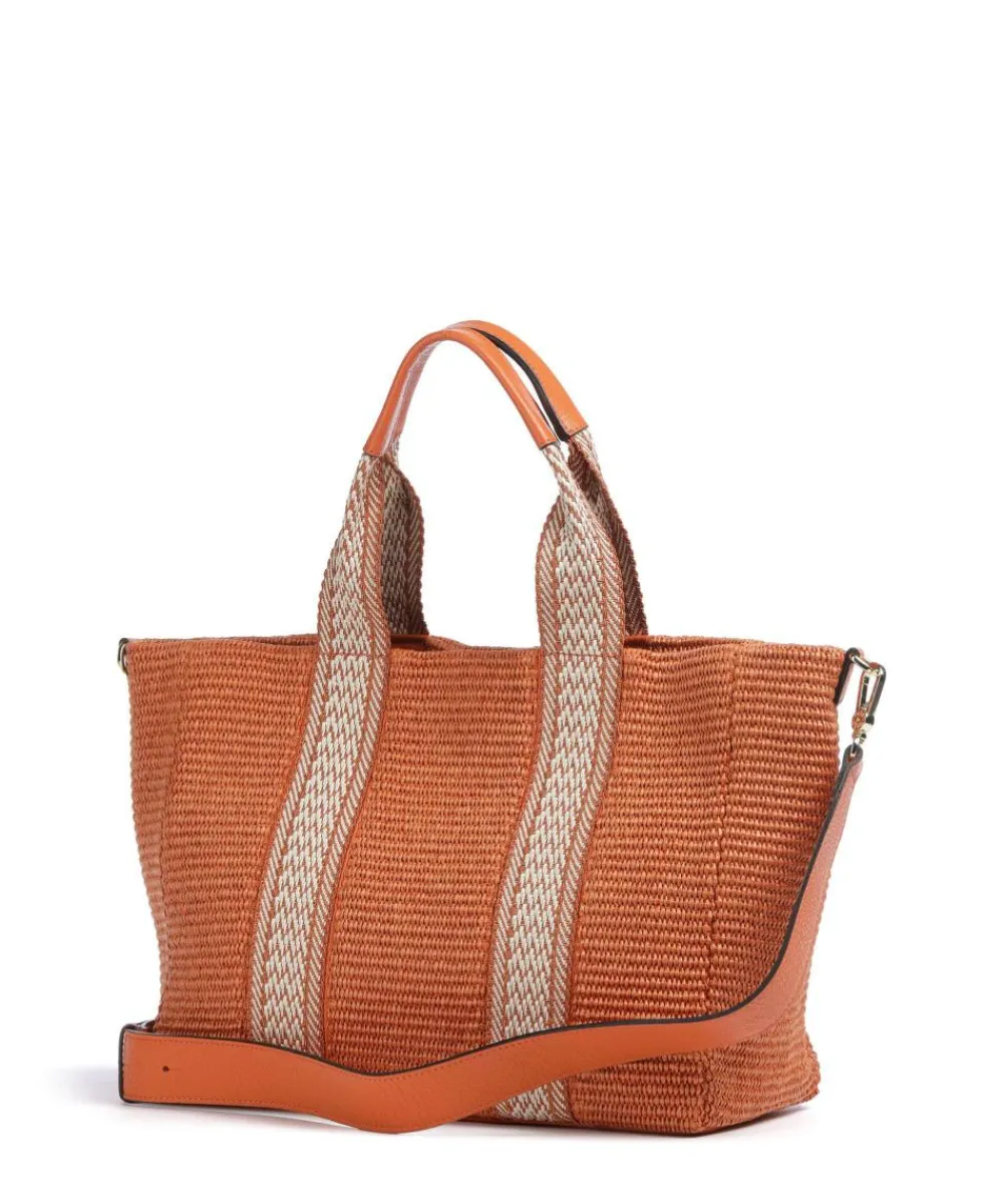 Abro Raffia Kaia Tote bag bast orange Sale