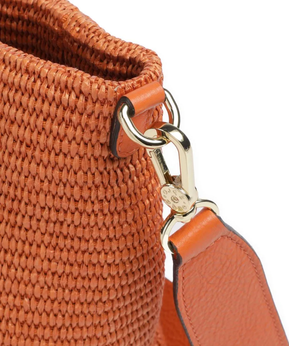 Abro Raffia Kaia Tote bag bast orange Sale