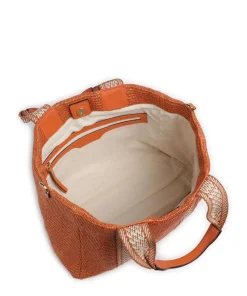 Abro Raffia Kaia Tote bag bast orange Sale