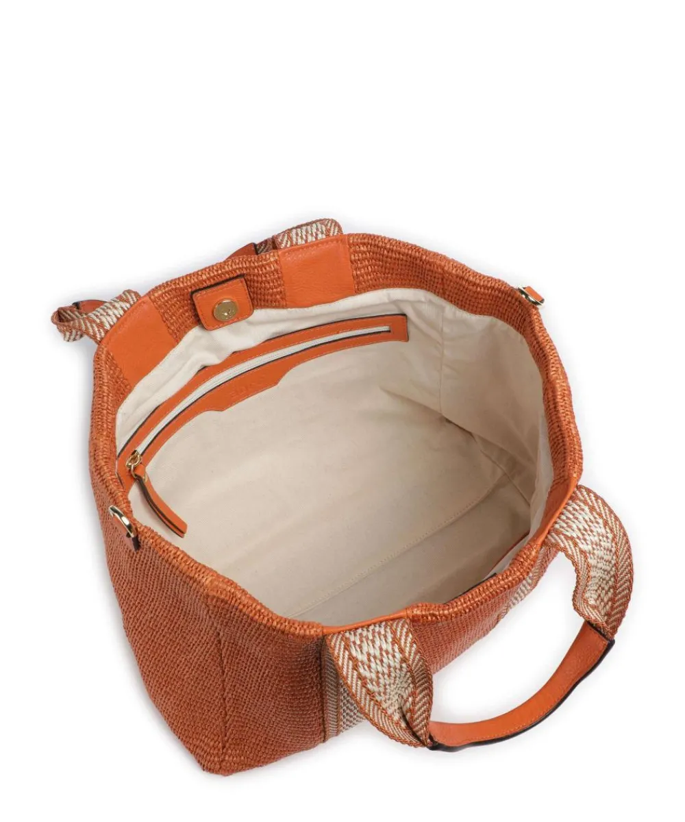 Abro Raffia Kaia Tote bag bast orange Sale