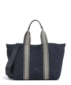Abro Raffia Kaia Tote bag bast navy Best