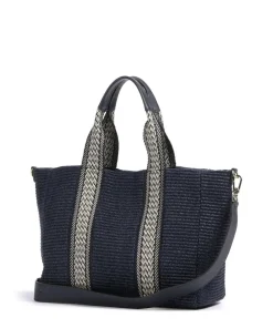 Abro Raffia Kaia Tote bag bast navy Best