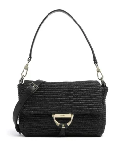 Abro Raffia Temi Shoulder bag bast black Clearance