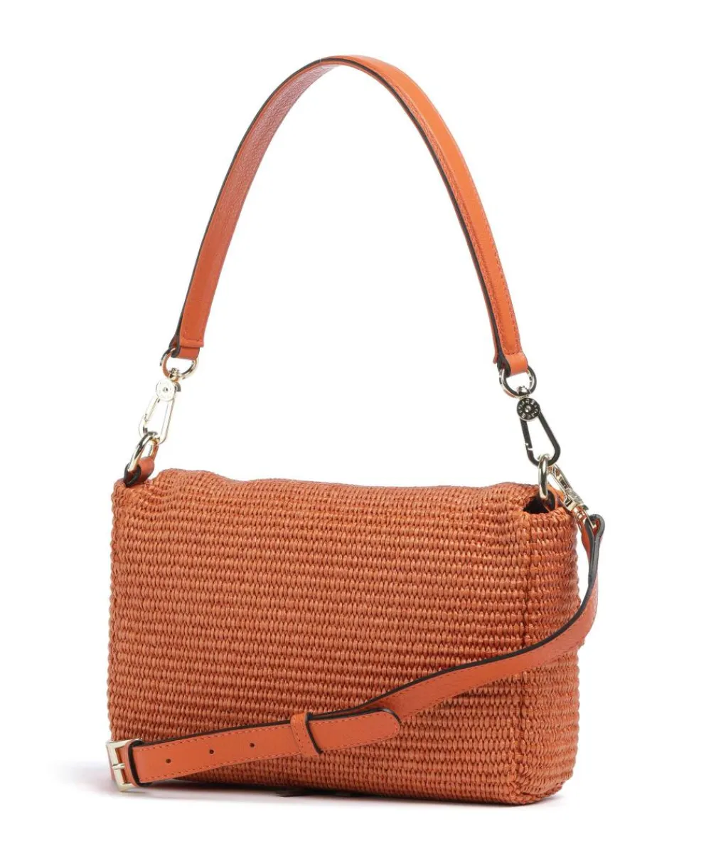 Abro Raffia Temi Shoulder bag bast orange Hot
