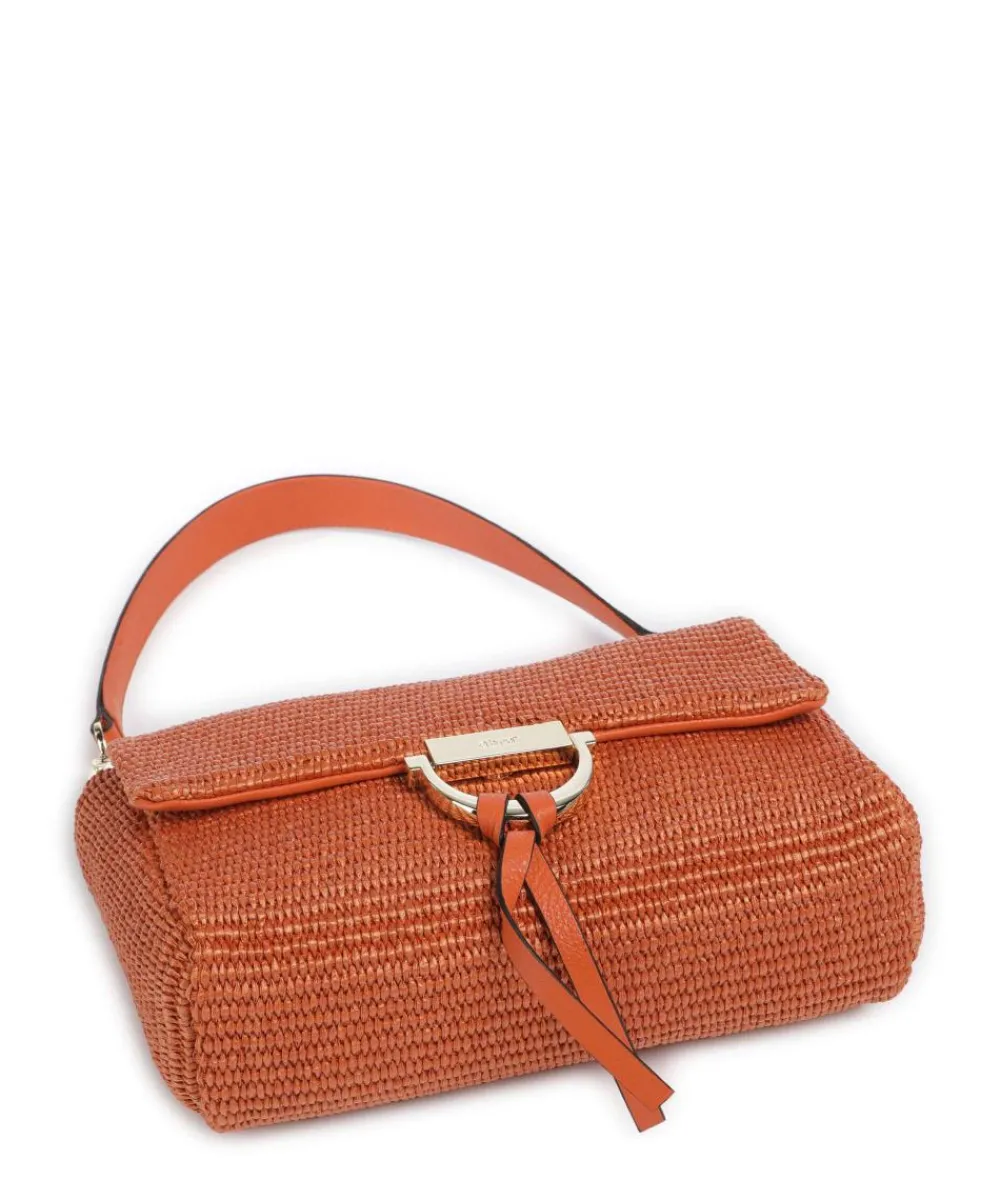 Abro Raffia Temi Shoulder bag bast orange Hot