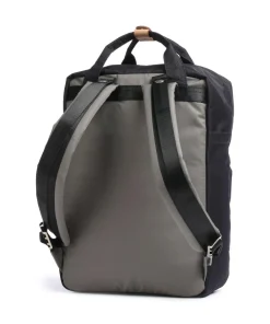 Doughnut Reborn Macaroon Backpack 14″ recycled polyester black/grey New