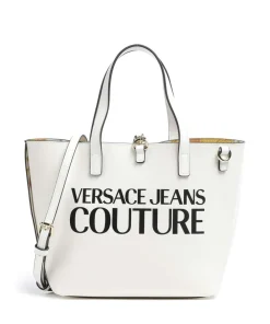 Versace Jeans Couture Reversible Shopper Handbag imitation leather white