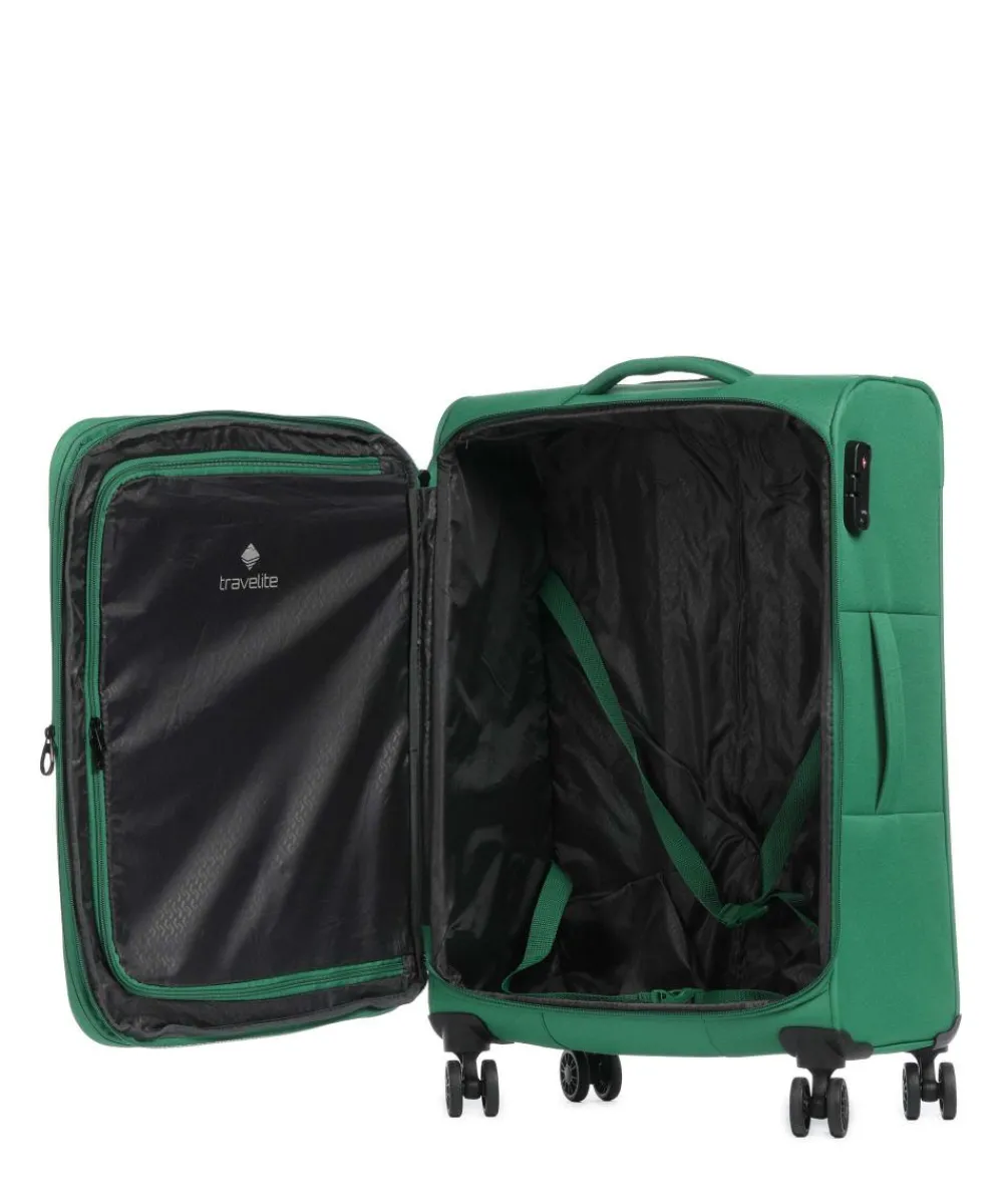 Travelite Rügen Suitcase set (4 wheels) 3-pc. green Best