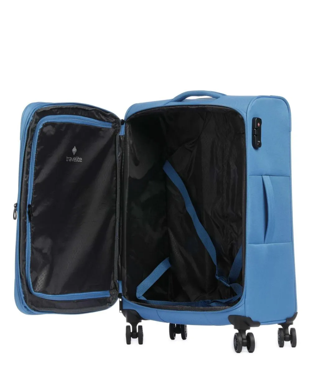 Travelite Rügen Suitcase set (4 wheels) 3-pc. blue Clearance