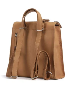 Burkely Rogue Robyn Backpack bag fine grain leather cognac Best