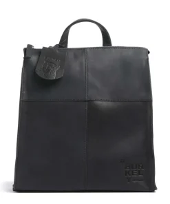 Burkely Rogue Robyn Backpack bag fine grain leather black Hot