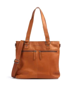 The Chesterfield Brand Rome Tote bag 13″ pull-up cow leather cognac Online