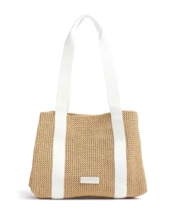 Marc O Runja Tote bag polypropylene beige/white