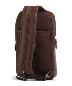 Piquadro S134 Sling bag grained cow leather brown Discount