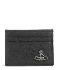 Vivienne Westwood Saffiano Credit card holder imitation leather black Clearance