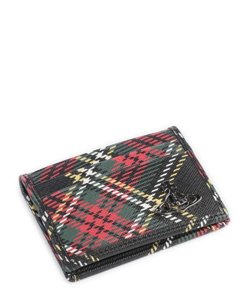 Vivienne Westwood Saffiano Printed Credit card holder imitation leather multicolour Clearance