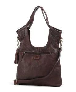 Taschendieb Wien Schubertgasse 5 Tote bag grained leather dark brown Sale