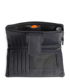 Voi 4Seasons Sandra RFID Wallet grained leather navy New