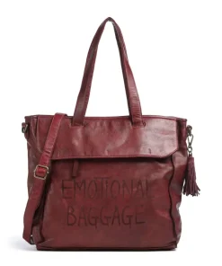 Taschendieb Wien Seelengasse 2 Tote bag grained cow leather wine Hot