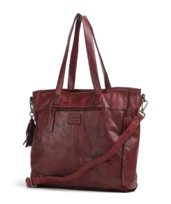 Taschendieb Wien Seelengasse 2 Tote bag grained cow leather wine Hot