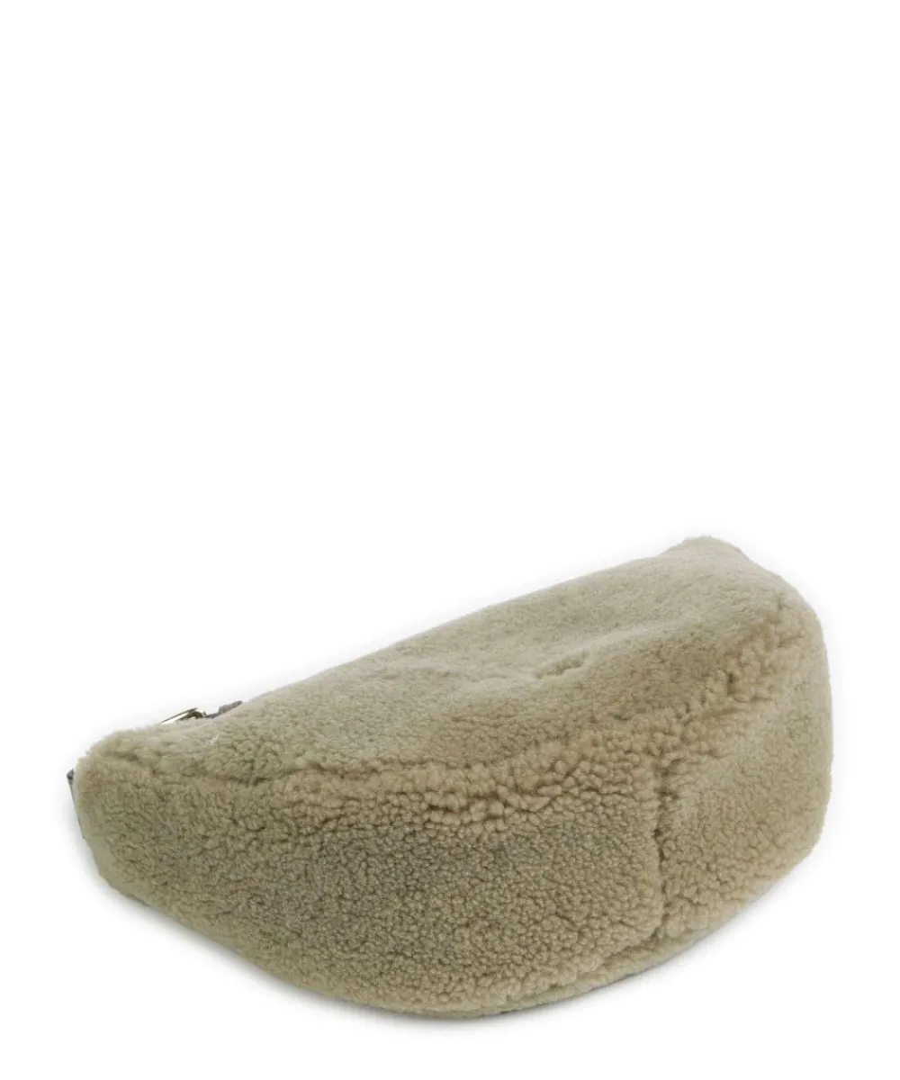 Abro Shearling By My Side Crossbody bag fur, grained cow leather green Best