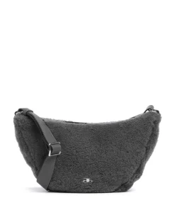 Abro Shearling By My Side Crossbody bag fur, grained cow leather dark grey Online
