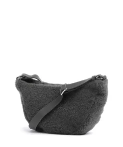 Abro Shearling By My Side Crossbody bag fur, grained cow leather dark grey Online