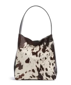 Sale Sheelby Hobo bag fur, fine grain cow leather Shoulder Bags|Hobo Bags
