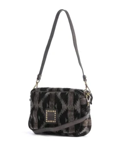 Campomaggi Shoulder bag fabric black/grey Online