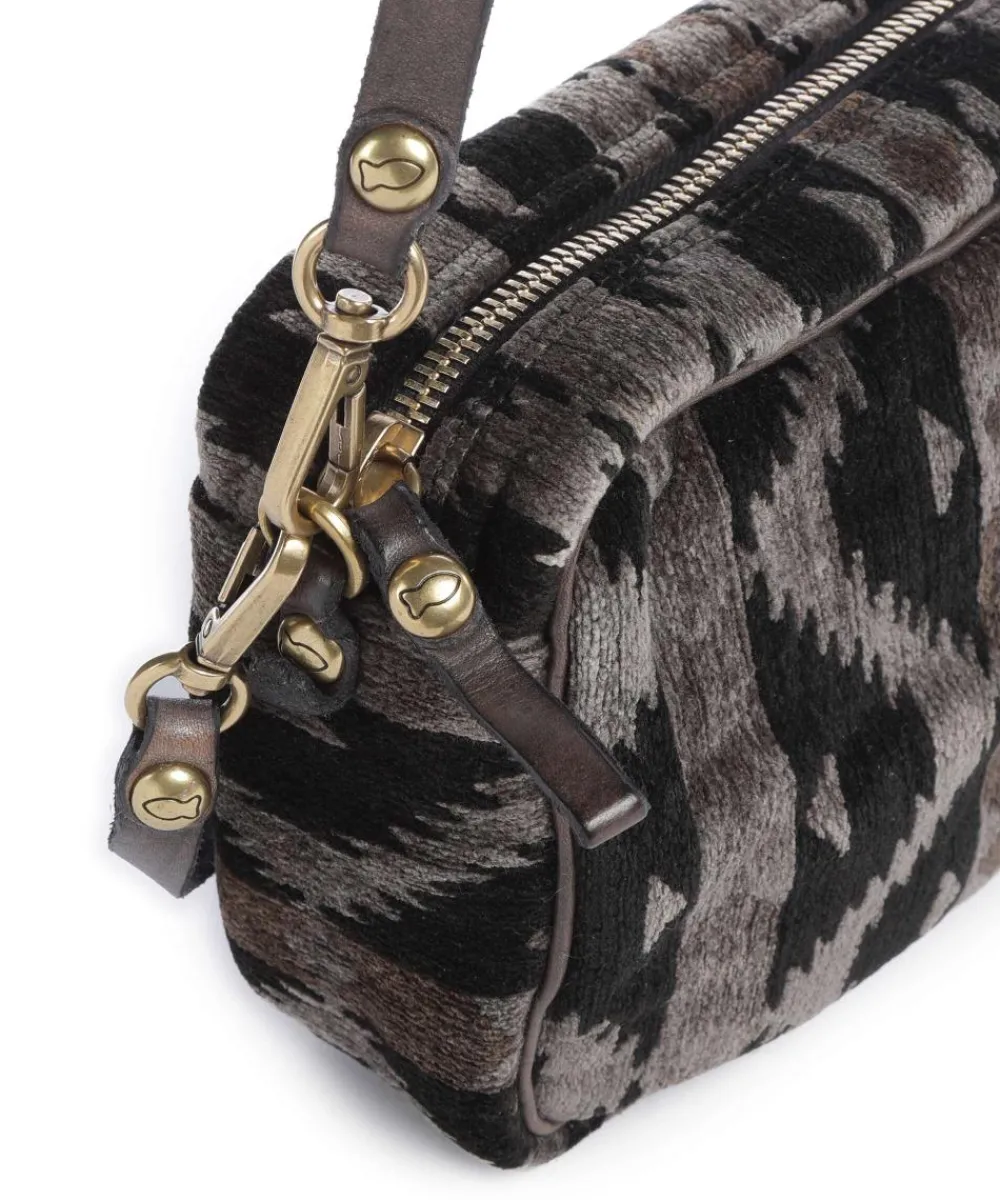 Campomaggi Shoulder bag fabric black/grey Online