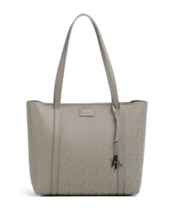 Armani Exchange Silvye Tote bag imitation leather taupe Online