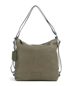 Burkely Soft Skylar Backpack bag fine grain leather taupe Best