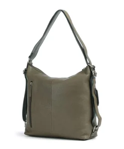 Burkely Soft Skylar Backpack bag fine grain leather taupe Best