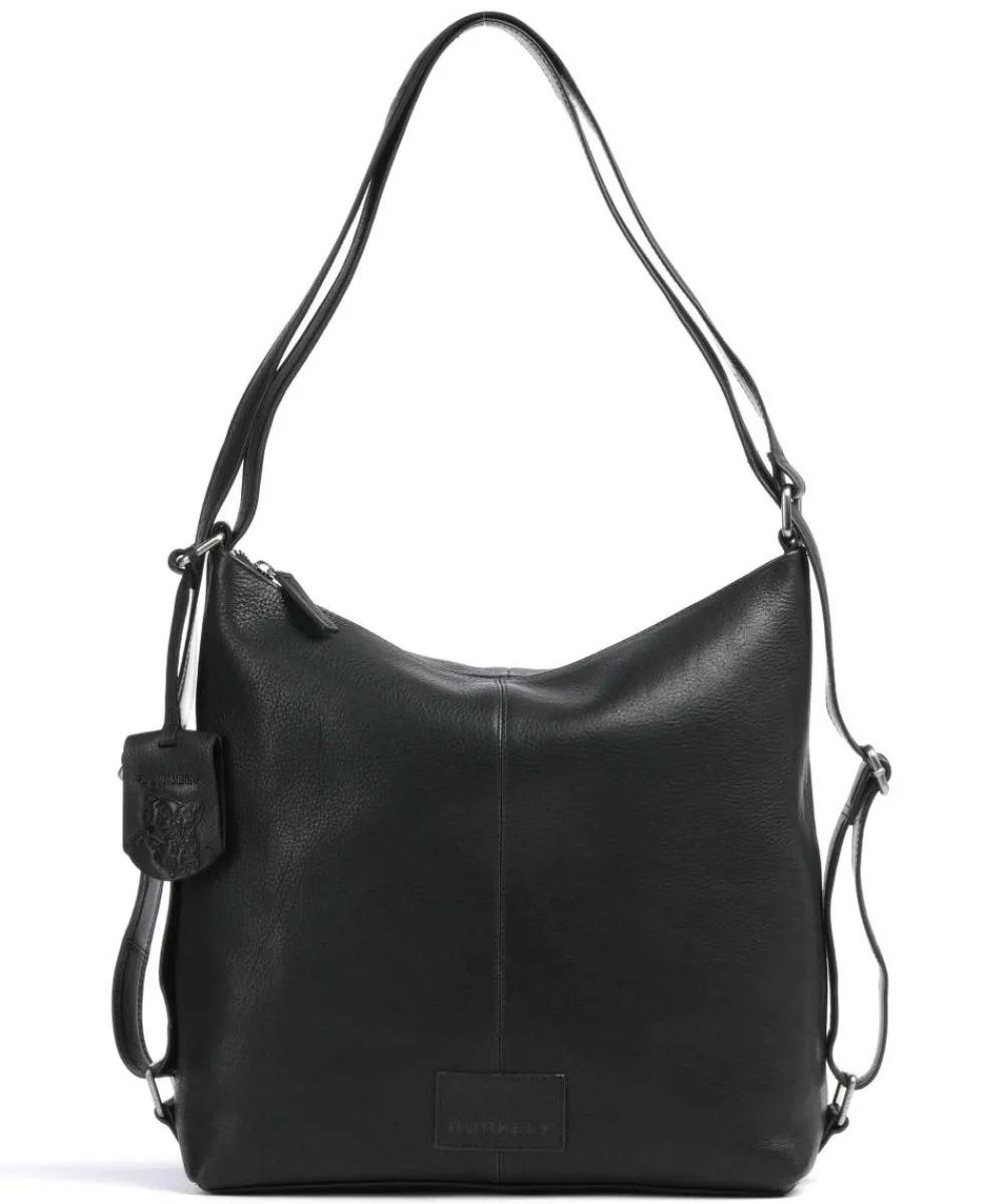 Burkely Soft Skylar Backpack bag fine grain leather black Online