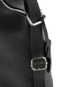 Burkely Soft Skylar Backpack bag fine grain leather black Online