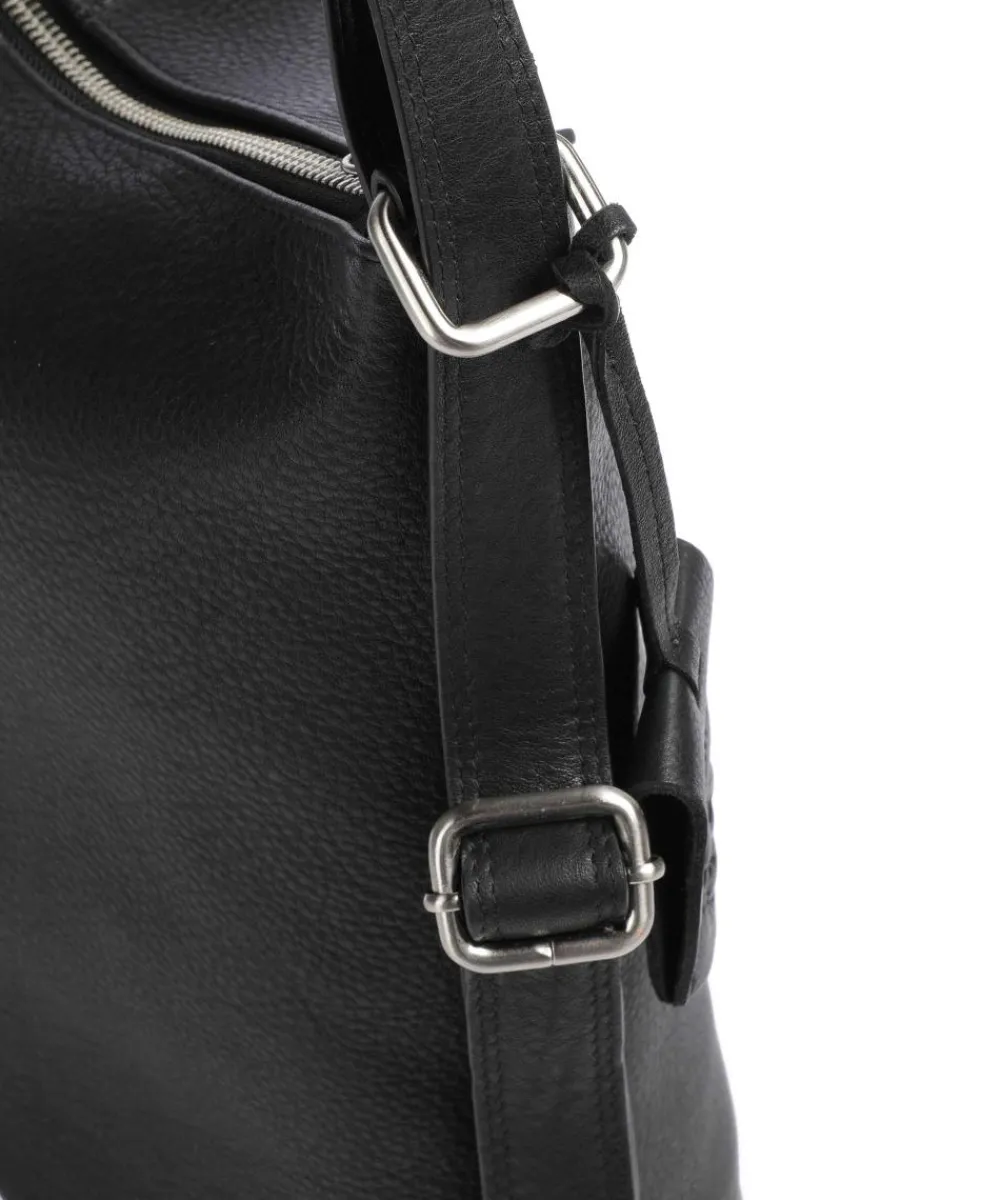 Burkely Soft Skylar Backpack bag fine grain leather black Online