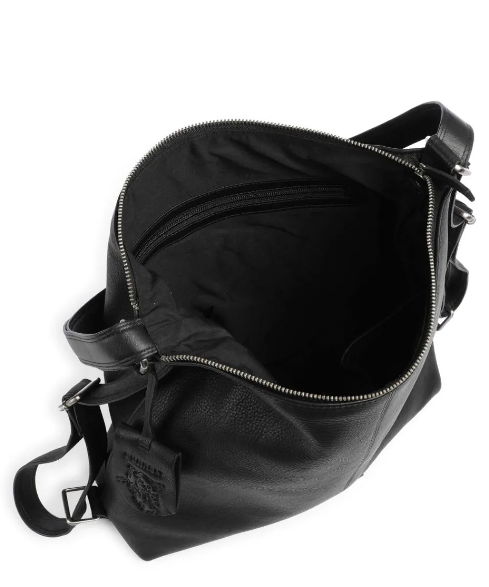 Burkely Soft Skylar Backpack bag fine grain leather black Online