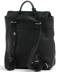 Burkely Soft Skylar Backpack grained leather black Best