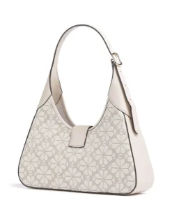 Spade Flower Jacquard Shoulder bag fabric, fine grain cow leather Shoulder Bags