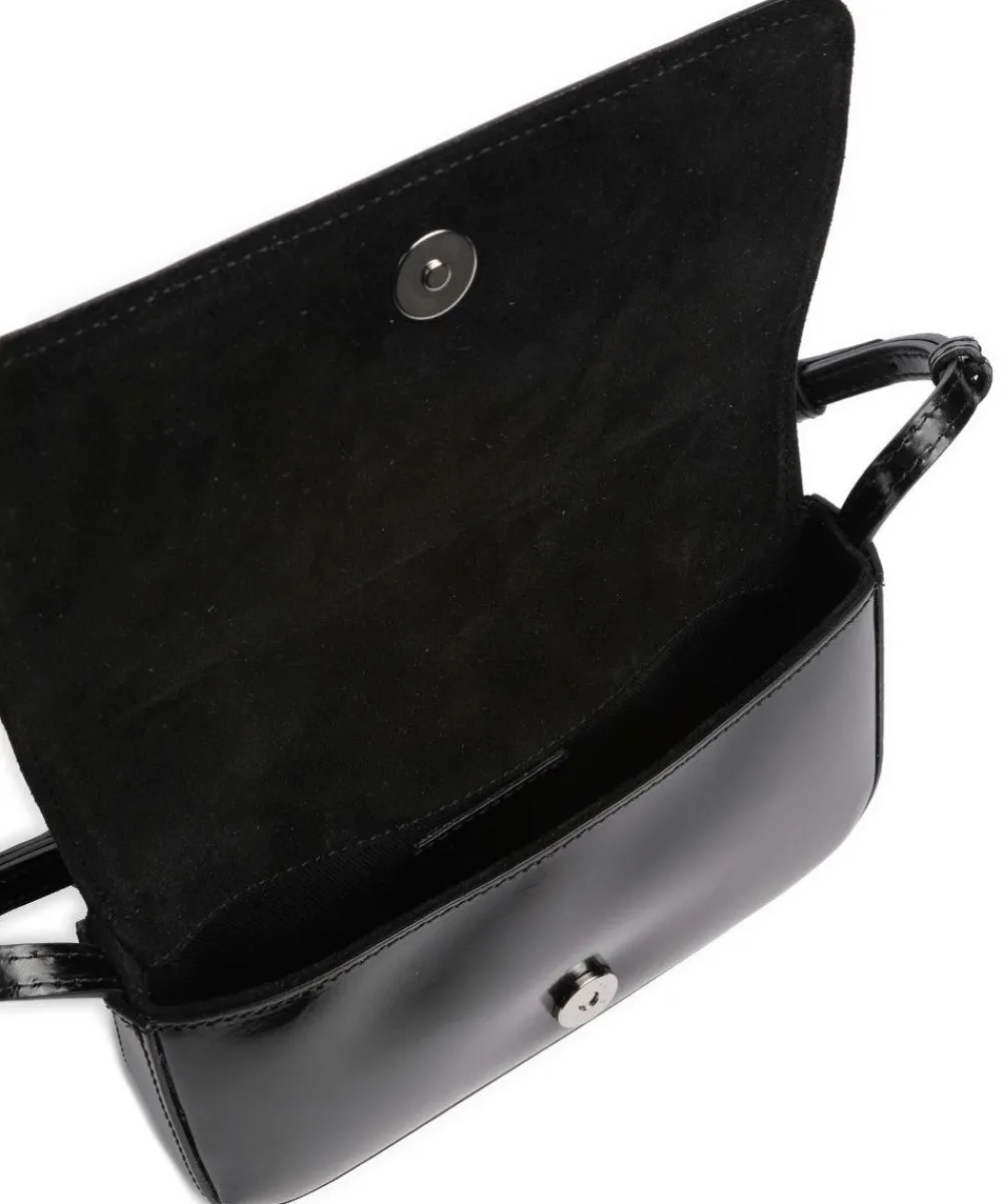 Abro Specchio Charming Shoulder bag smooth cow leather black Discount