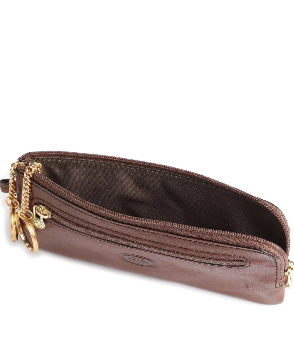 The Bridge Story Uomo Key case grained leather brown Best