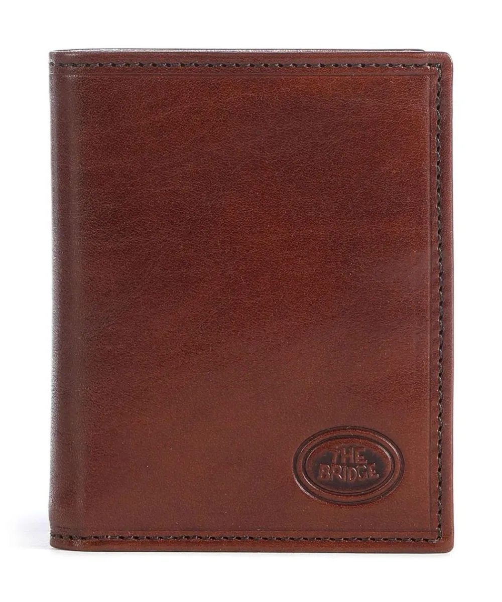 The Bridge Story Uomo RFID Credit card holder fine grain leather brown Clearance