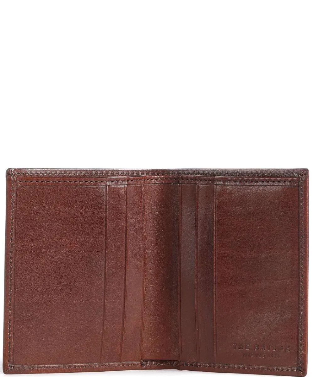 The Bridge Story Uomo RFID Credit card holder fine grain leather brown Clearance