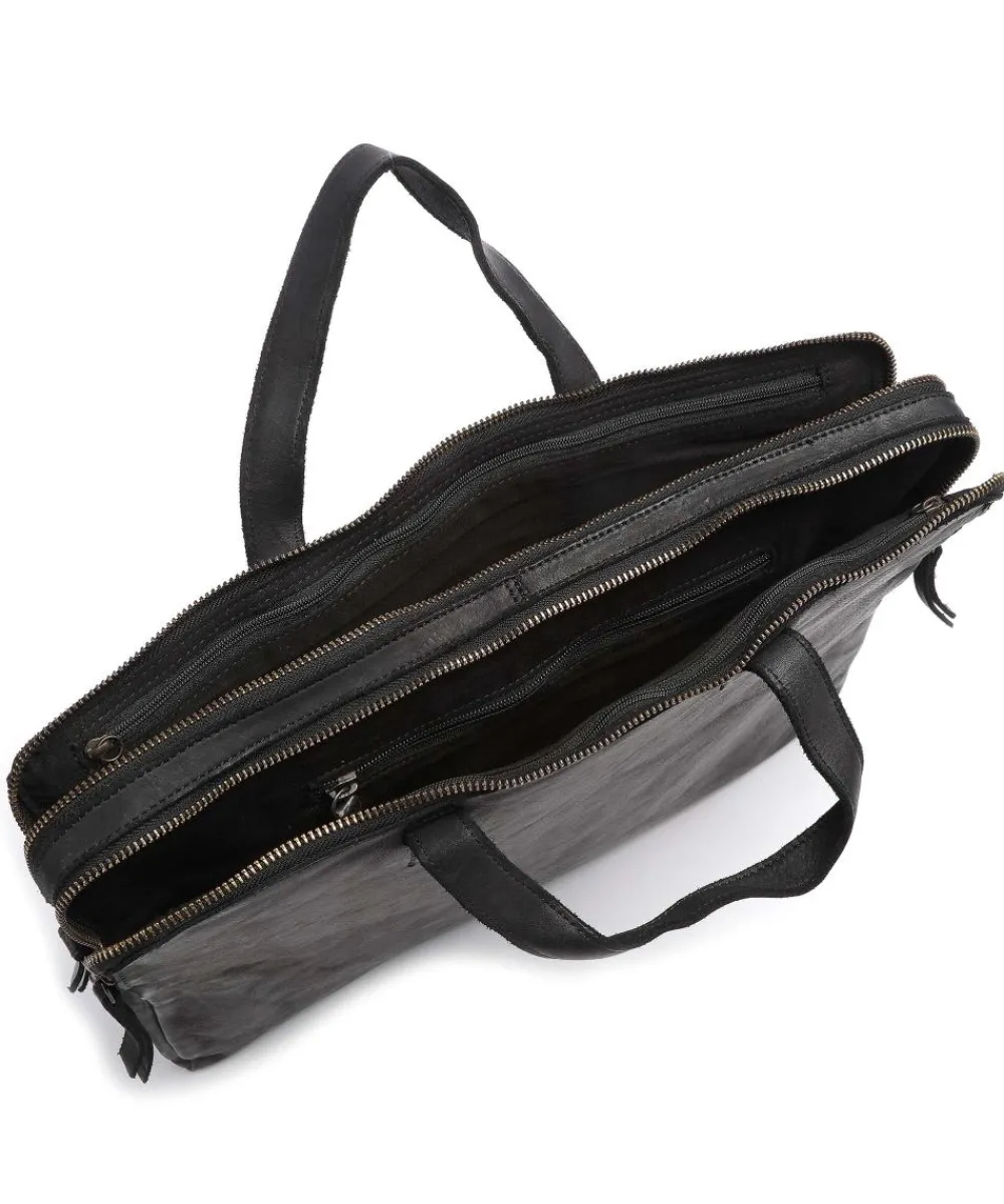 Best Submarine Briefcase 15″ grained leather Business- & Laptop Bags