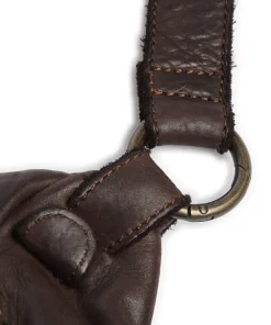 Harold Submarine Fanny pack fine grain cow leather dark brown