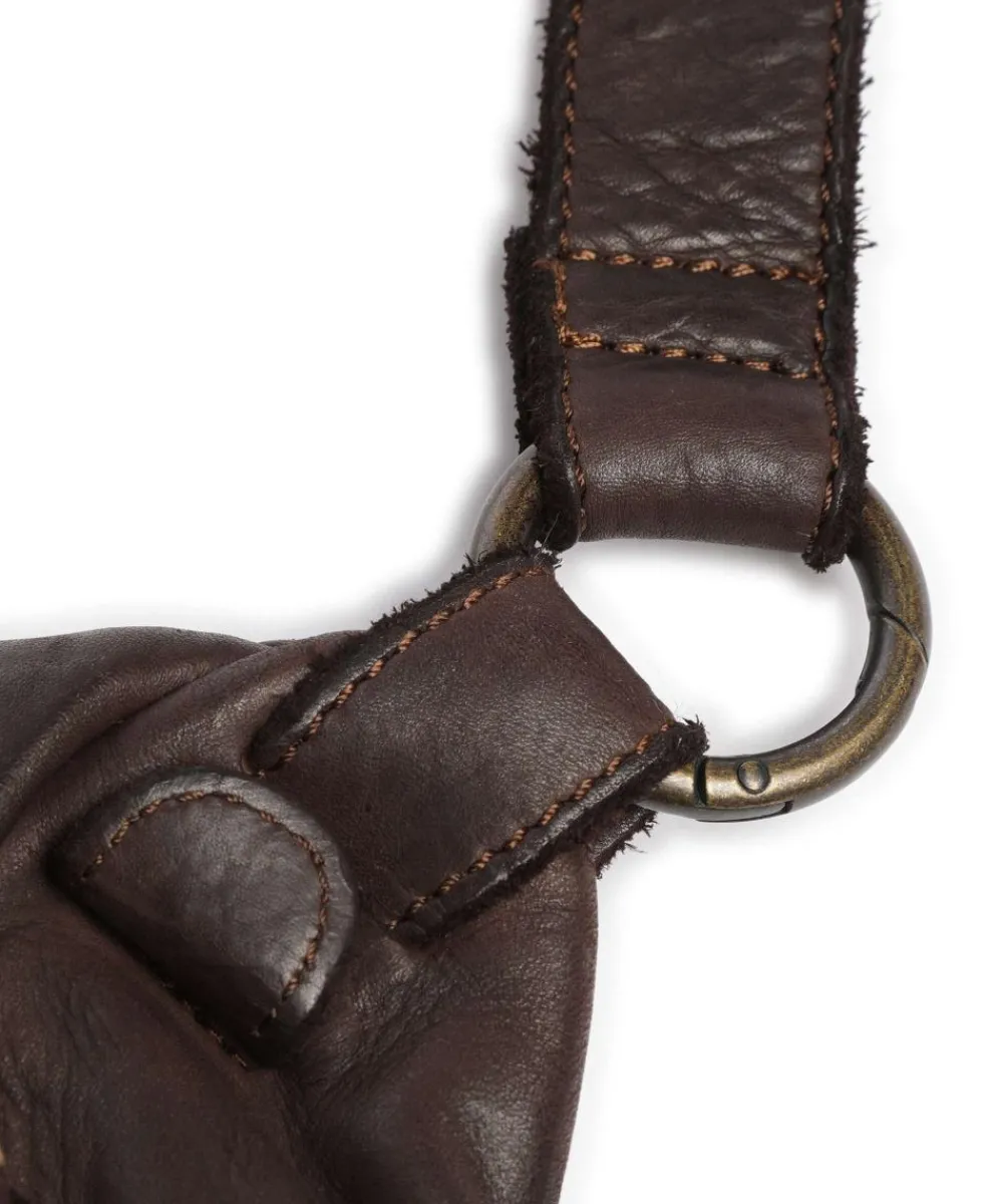Harold Submarine Fanny pack fine grain cow leather dark brown