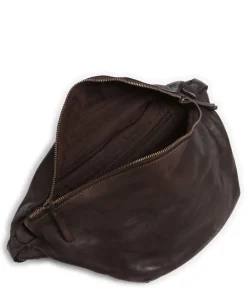 Harold Submarine Fanny pack fine grain cow leather dark brown